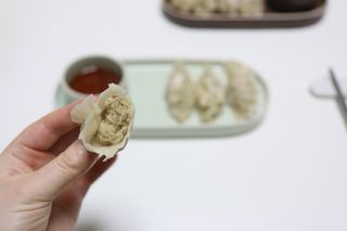 요리반상회 산더미 불고기 왕교자 — 5점을 준 리뷰어가 2021년 2월 올린 사용 사진