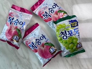 청포도캔디 복숭아캔디 — 5점을 준 리뷰어가 2022년 11월 올린 사용 사진