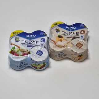 매일바이오 그릭요거트 오리지널 플레인 4개, 로스터리 커피믹스 4개 — 4점을 준 리뷰어가 2021년 12월 올린 사용 사진