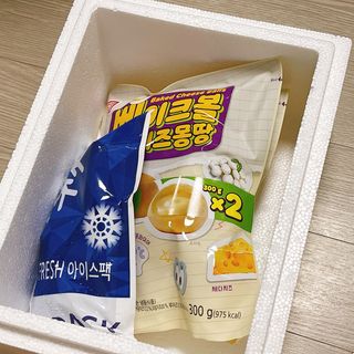 한성기업 베이크볼 치즈몽땅 300g x 2봉 — 4.5점을 준 리뷰어가 2021년 9월 올린 사용 사진