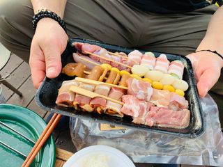 [다물꼬치] 모듬꼬치 10개 +데리야끼소스120g+매운고추소스120g — 5점을 준 리뷰어가 2021년 10월 올린 사용 사진