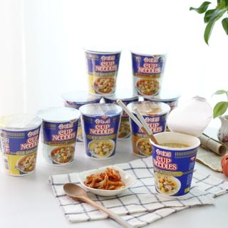 NISSIN 닛신 컵누들  4종 - 씨푸드오리지날, 씨푸드 스파이시, 씨푸드 커리, 씨푸드 XO소스 — 5점을 준 리뷰어가 2021년 10월 올린 사용 사진