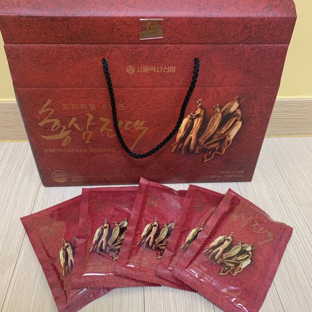 서울약사신협_프리미엄 6년근 홍삼진액_70mlx30포 리뷰 사진