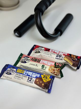 이지프로틴바 3종x각 2ea (고단백질바, 멀티단백질바, 식물성단백질바) — 5점을 준 리뷰어가 2024년 3월 올린 사용 사진