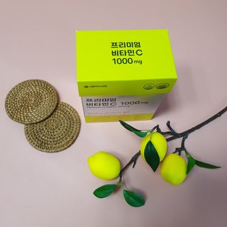 서울약사신협 프리미엄 비타민C 1,000mg_2.5g x 50포 — 4점을 준 리뷰어가 2021년 10월 올린 사용 사진