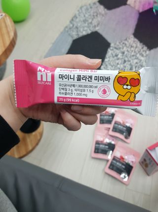 일동제약 마이니 마이니 늘씬날씬 콜라겐 세트 — 5점을 준 리뷰어가 2021년 2월 올린 사용 사진