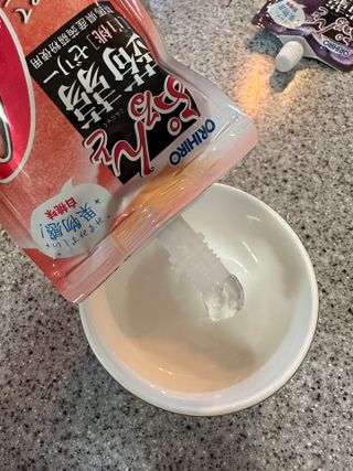 ORIHIRO 오리히로 곤약젤리 제로칼로리 130g 4종 4팩(맛별로 1팩씩) — 3점을 준 리뷰어가 2023년 2월 올린 사용 사진