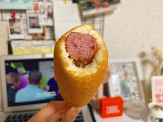 오마뎅 한우핫도그 — 4.5점을 준 리뷰어가 2021년 5월 올린 사용 사진