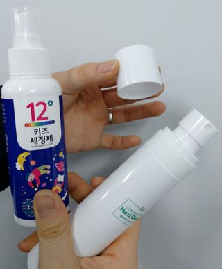 셀바이져 항균 스프레이 핸드워시 + 키즈세정제 SET — 5점을 준 리뷰어가 2021년 3월 올린 사용 사진