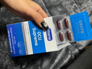 뉴트리션팩토리 비타프렙 오큐슈프림 루테인 오메가3 1050mg — 5점을 준 리뷰어가 2021년 10월 올린 사용 사진