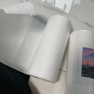 부직포나라 중금속유해물질ZERO 뜯어쓰는 주방 일회용수세미 60매 2매 — 5점을 준 리뷰어가 2022년 9월 올린 사용 사진
