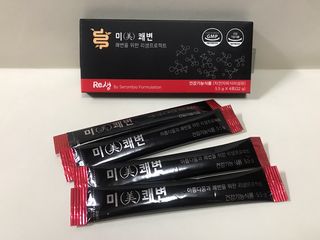 새롬바이오 리생 미쾌변 차전자피 식이섬유 건강기능식품 3팩 — 5점을 준 리뷰어가 2021년 5월 올린 사용 사진