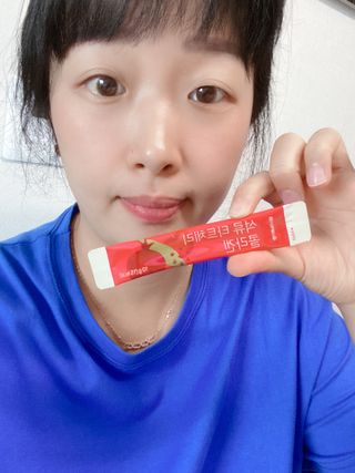 서울약사신협_석류 타트체리 콜라겐_10g x 30포 — 5점을 준 리뷰어가 2021년 7월 올린 사용 사진