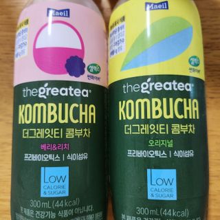 더그레잇티 콤부차 [매일유업] 더그레잇티 44kcal 콤부차 300ml *12개입 (오리지널 6개+베리리치 6개) — 4점을 준 리뷰어가 2023년 8월 올린 사용 사진