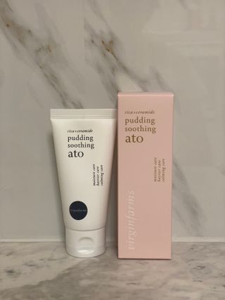 냉장고에 넣어요, 붉은 트러블 피부 다음날 진정되요 [버진팜스 푸딩수딩아토] — 5점을 준 리뷰어가 2021년 8월 올린 사용 사진