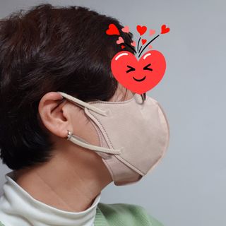 애니가드 셋업메베마스크 (대형 4컬러 + 중형 4컬러) — 5점을 준 리뷰어가 2022년 4월 올린 사용 사진