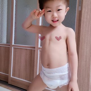 쿠잉 에어드라이  풀커버 팬티기저귀 (L/XL/XXL/XXXL) 1팩 — 5점을 준 리뷰어가 2023년 2월 올린 사용 사진
