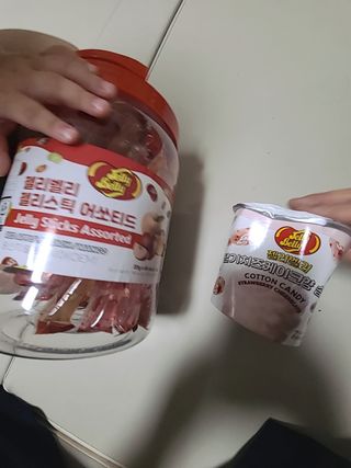 젤리벨리 젤리스틱 어쏘티드 900g — 5점을 준 리뷰어가 2022년 8월 올린 사용 사진