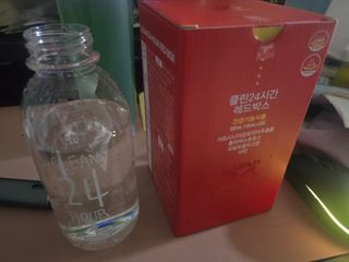 클린24시간 레드박스 1BOX(5포) + 전용보틀(500ml) — 3점을 준 리뷰어가 2024년 3월 올린 사용 사진