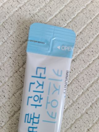 [이뮤니티플러스]우리아이 면역오키, 건강오키 _ 키즈오키 더진한꿀배도라지청 10포 1box — 4점을 준 리뷰어가 2022년 5월 올린 사용 사진