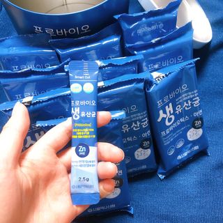 서울약사신협_프로바이오생유산균_2.5G x 100포 — 5점을 준 리뷰어가 2021년 3월 올린 사용 사진