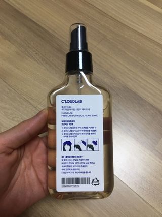 클라우드랩 프리미엄 비오틴 스칼프 케어 토닉 — 5점을 준 리뷰어가 2021년 5월 올린 사용 사진