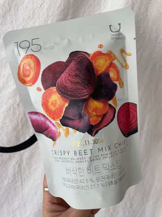 딜라이트 프로젝트 원물칩 2종 6ea(비트 믹스칩, 단호박 믹스칩) — 5점을 준 리뷰어가 2022년 4월 올린 사용 사진