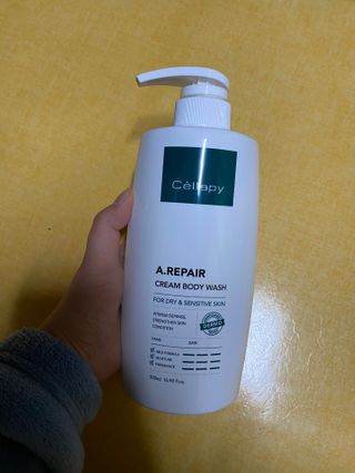 셀라피 에이리페어 크림 바디 워시 2세대 500ml — 5점을 준 리뷰어가 2021년 1월 올린 사용 사진