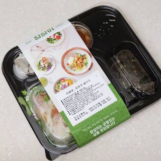 참살이도시락 작심삼일 샐러드도시락 3개 맛보기 새벽배송 또는 택배배송 — 3점을 준 리뷰어가 2021년 7월 올린 사용 사진