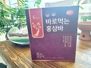 씨알푸드 건강기능식품 6년근 홍삼 함유, 바로먹는 홍삼바 30g 12개입 — 5점을 준 리뷰어가 2022년 3월 올린 사용 사진