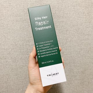 트리마이 안티헤어로스 클리닉 헤어마스크 and 실키 헤어 리페어 트리트먼트 — 5점을 준 리뷰어가 2021년 3월 올린 사용 사진