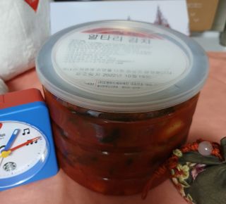 셰프애찬 알타리김치 총각김치 1kg — 5점을 준 리뷰어가 2022년 10월 올린 사용 사진