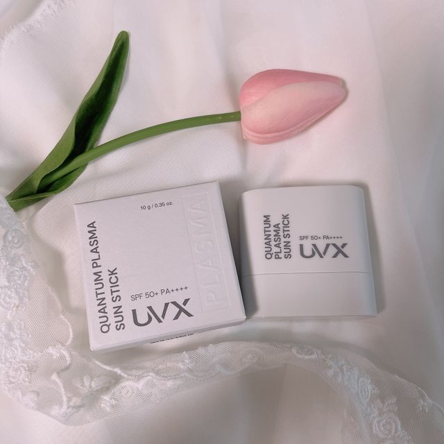 UVX 퀀텀 플라즈마 선스틱 리뷰 사진