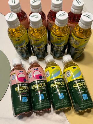 더그레잇티 콤부차 [매일유업] 더그레잇티 44kcal 콤부차 300ml *12개입 (오리지널 6개+베리리치 6개) — 5점을 준 리뷰어가 2023년 7월 올린 사용 사진
