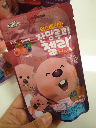 [팔도] 잔망루피젤리 믹스베리맛 42g 8개 — 5점을 준 리뷰어가 2022년 1월 올린 사용 사진