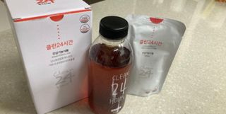 클린24시간 1BOX(5포) + 전용보틀(500ml) — 5점을 준 리뷰어가 2022년 10월 올린 사용 사진