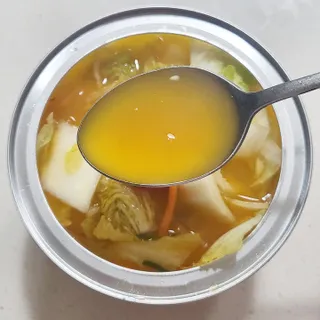 셰프애찬 단호박 백김치 1kg — 5점을 준 리뷰어가 2022년 10월 올린 사용 사진