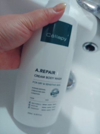 셀라피 에이리페어 크림 바디 워시 2세대 500ml — 5점을 준 리뷰어가 2021년 1월 올린 사용 사진