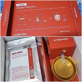 메디필 레드 락토 콜라겐 모델링 팩 — 5점을 준 리뷰어가 2021년 3월 올린 사용 사진