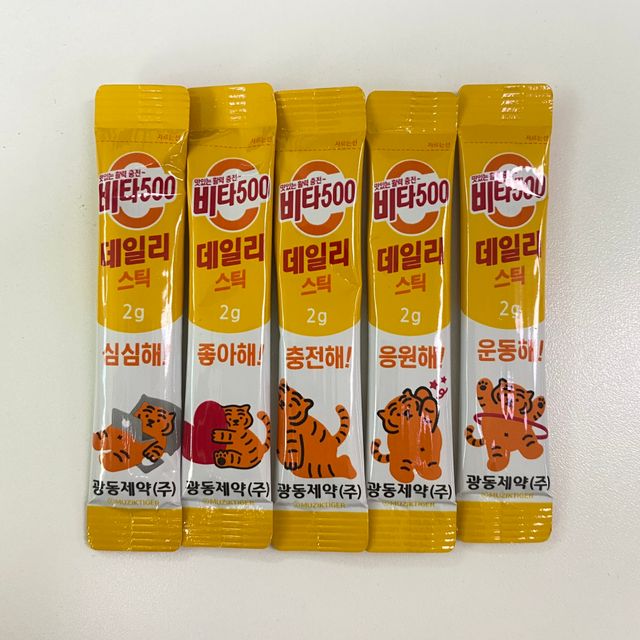 [광동] 비타 500 데일리 스틱 VB, VC를 함유한 멀티비타민 30포+30포 리뷰 사진