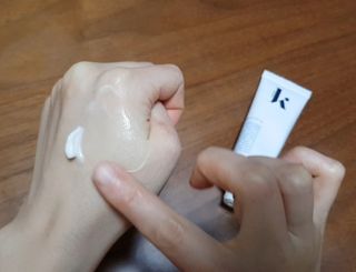 키노닉스 원더 레미디 튜브 보습크림 — 5점을 준 리뷰어가 2022년 3월 올린 사용 사진