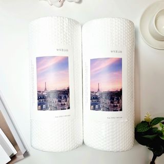 부직포나라 중금속유해물질ZERO 뜯어쓰는 주방 일회용수세미 60매 2매 — 5점을 준 리뷰어가 2022년 12월 올린 사용 사진