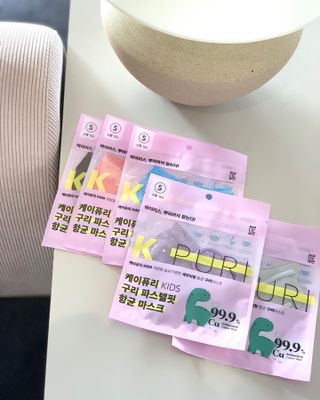 [케이퓨리] 케이퓨리 항균 구리마스크 15매 (대형/중형/키즈) — 5점을 준 리뷰어가 2023년 1월 올린 사용 사진