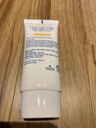 [트리티스] UV 디펜스 선크림 PA+++ / SPF50+  60ml — 5점을 준 리뷰어가 2021년 1월 올린 사용 사진