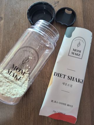 [맘메이크] 체중조절 다이어트 쉐이크 — 5점을 준 리뷰어가 2021년 8월 올린 사용 사진