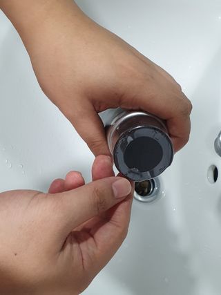 [갸스비] 지성 남성을 위한 포어케어 클렌징폼 — 5점을 준 리뷰어가 2021년 10월 올린 사용 사진