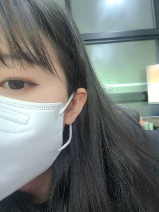 앤365 [ANN365LENS] 저스트 블랙, 초코 2종 중 택일 — 5점을 준 리뷰어가 2022년 2월 올린 사용 사진