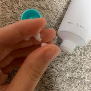 리더스코스메틱 리더스 카밍 바이오틱스 크림 마스크 — 5점을 준 리뷰어가 2021년 3월 올린 사용 사진