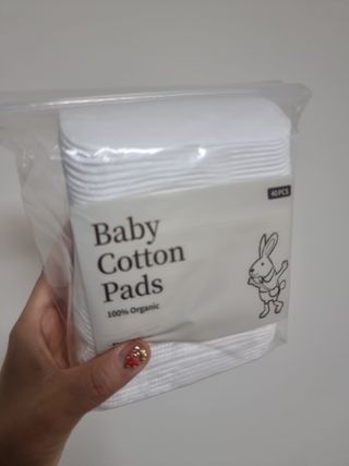 디어엘로디 프리미엄 유기농 유아 솜티슈 40매 3Pack +60매 1Pack 혼합형 — 5점을 준 리뷰어가 2021년 4월 올린 사용 사진