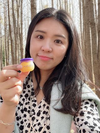 [후르디아] 올리브영 꿀과즙 립밤 2종 (블루베리/석류) — 4.5점을 준 리뷰어가 2021년 11월 올린 사용 사진